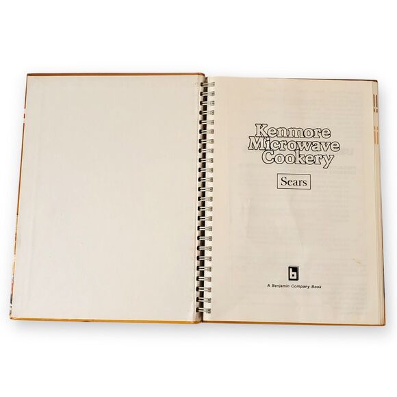 VTG 1982 Kenmore Microwave Cookery Cookbook Spiral Bound 80s Retro Recipes - Picture 5 of 16